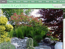 Tablet Screenshot of garten.watelet.ch